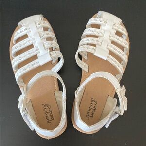 Jumping Beans White Kids Sandals